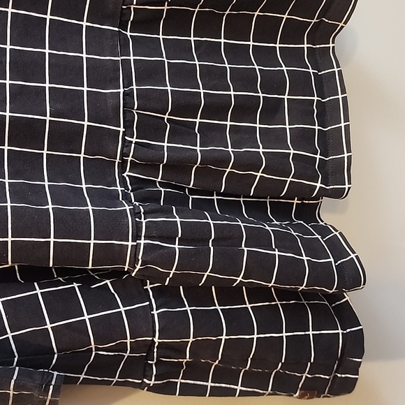 Tea Collection Black and White Checkered Drop Waist Dress 8 - Picture 6 of 9